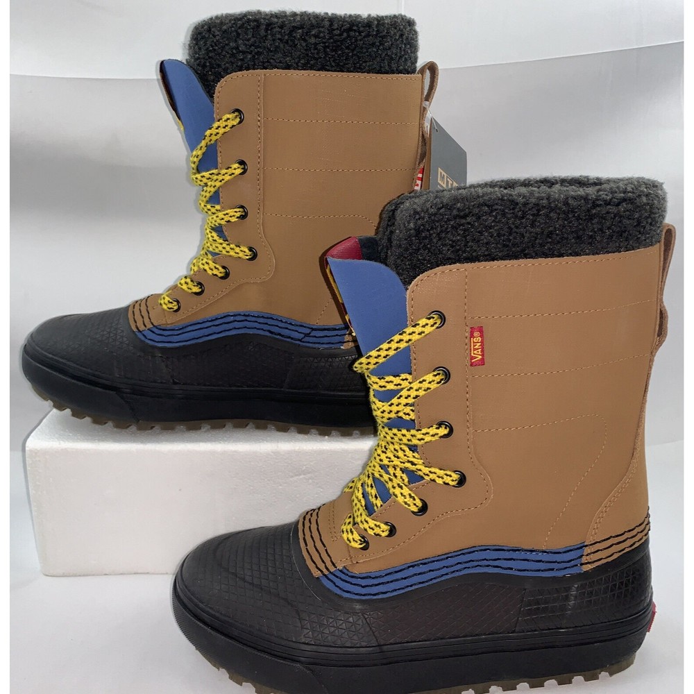 Vans Standard Snow MTE Boots Brown Charcoal Ski Boots NWT 8.5 - Picture 1 of 7